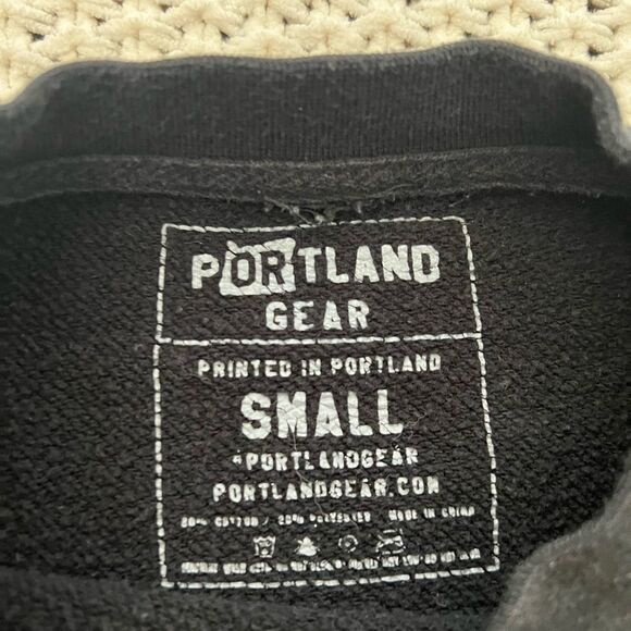 Portland gear womens crew neck black size small outerwear fall F152 - Picture 7 of 7